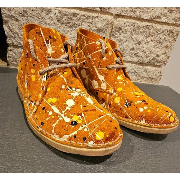 Mogambo Handmade (Spain) Leather Desert Safari Chukka Boots Sz 37EU Sz 6.5 US - Picture 4 of 7